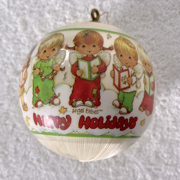 Vintage 1983 Joy to the World Happy Holidays Holiday Ornament - Picture 8 of 11